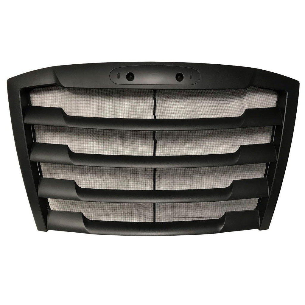 (18781-N) Freightliner Cascadia 116 / 126 Black Grille w/Bug Screen (2018+)