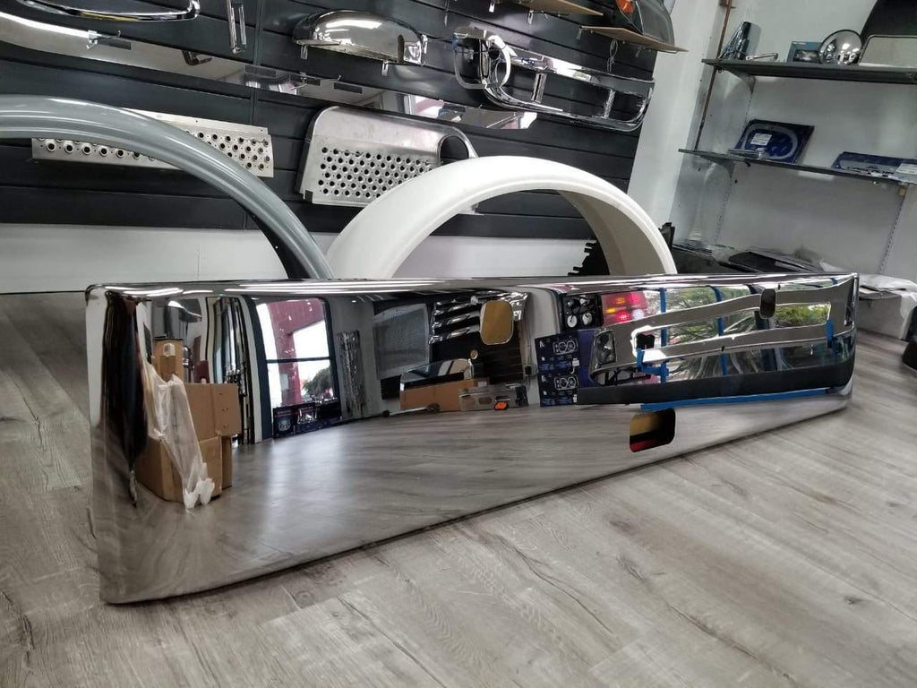 (20341-N) Kenworth W900B Chrome Texas Square Bumper