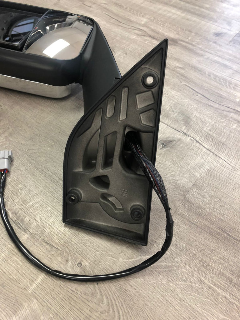 (20604-R/L) Electric Mirror Freightliner Cascadia Heated Chrome (2018-2021)