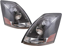 (18425) Volvo VNL 670 / 730 / 780 Black Projector Headlight ('03-'17)