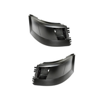 (18423) Volvo VNL 670 / 730 / 780 Bumper End Cap w/Foglight Holes  ('03-'14)