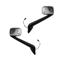 (19597) Freightliner Cascadia 116 / 126 Chrome Heated Hood Mirror (2018+)